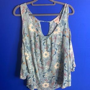 Loose Boho Floral Top